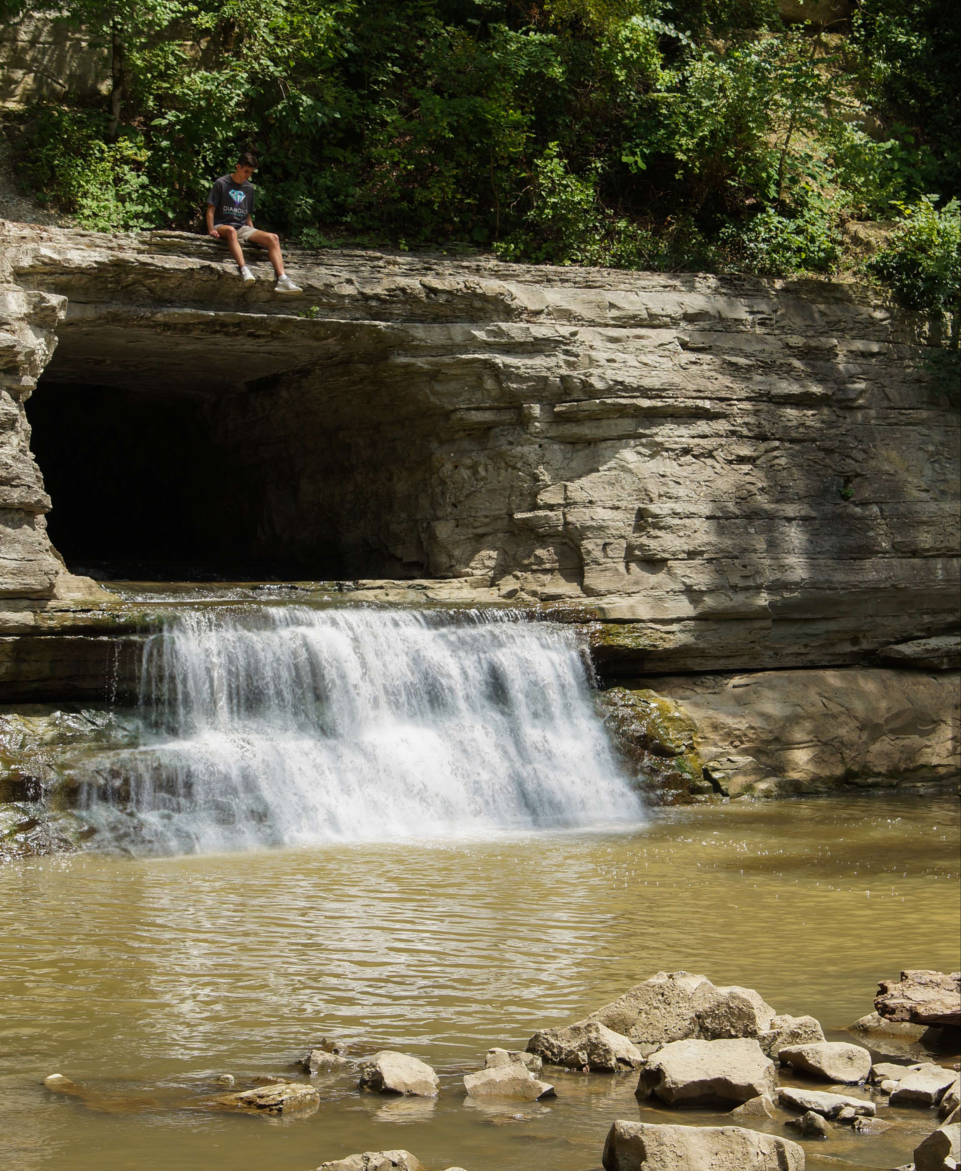 Waterfall at Narrows of the Harpeth State Park