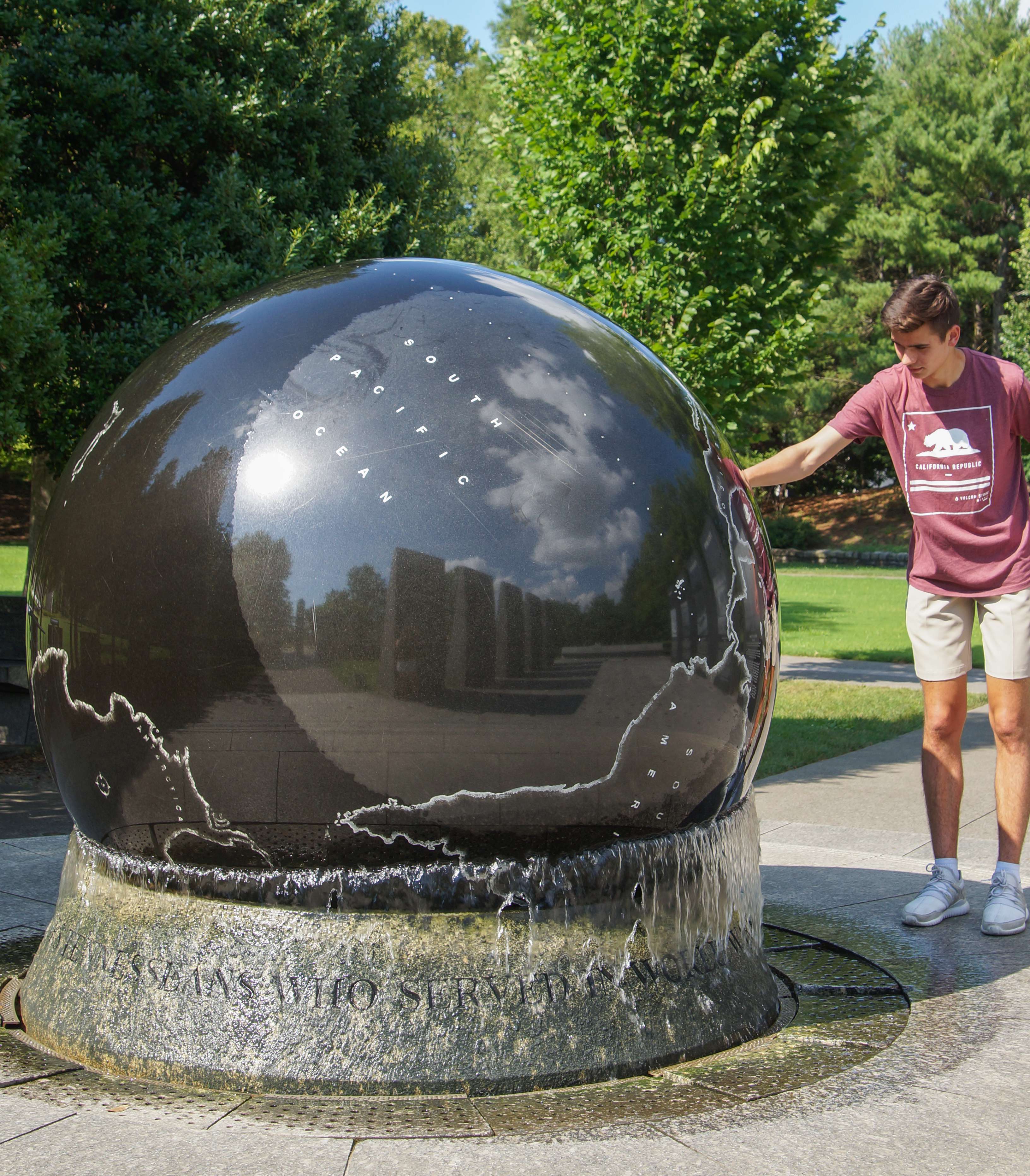 Bicentennial Capitol Mall State Park Globe