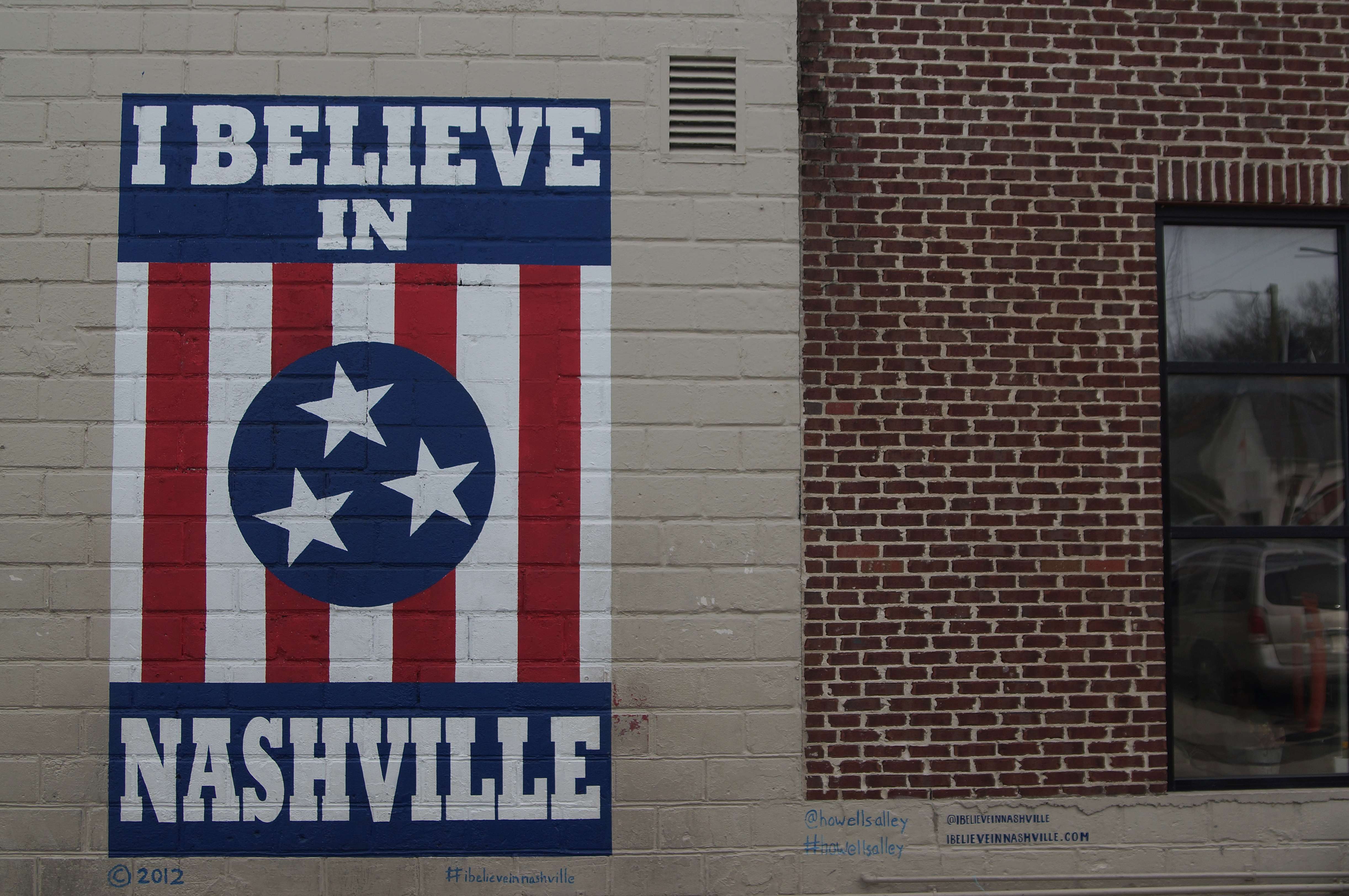 I Believe in Nashville Mural