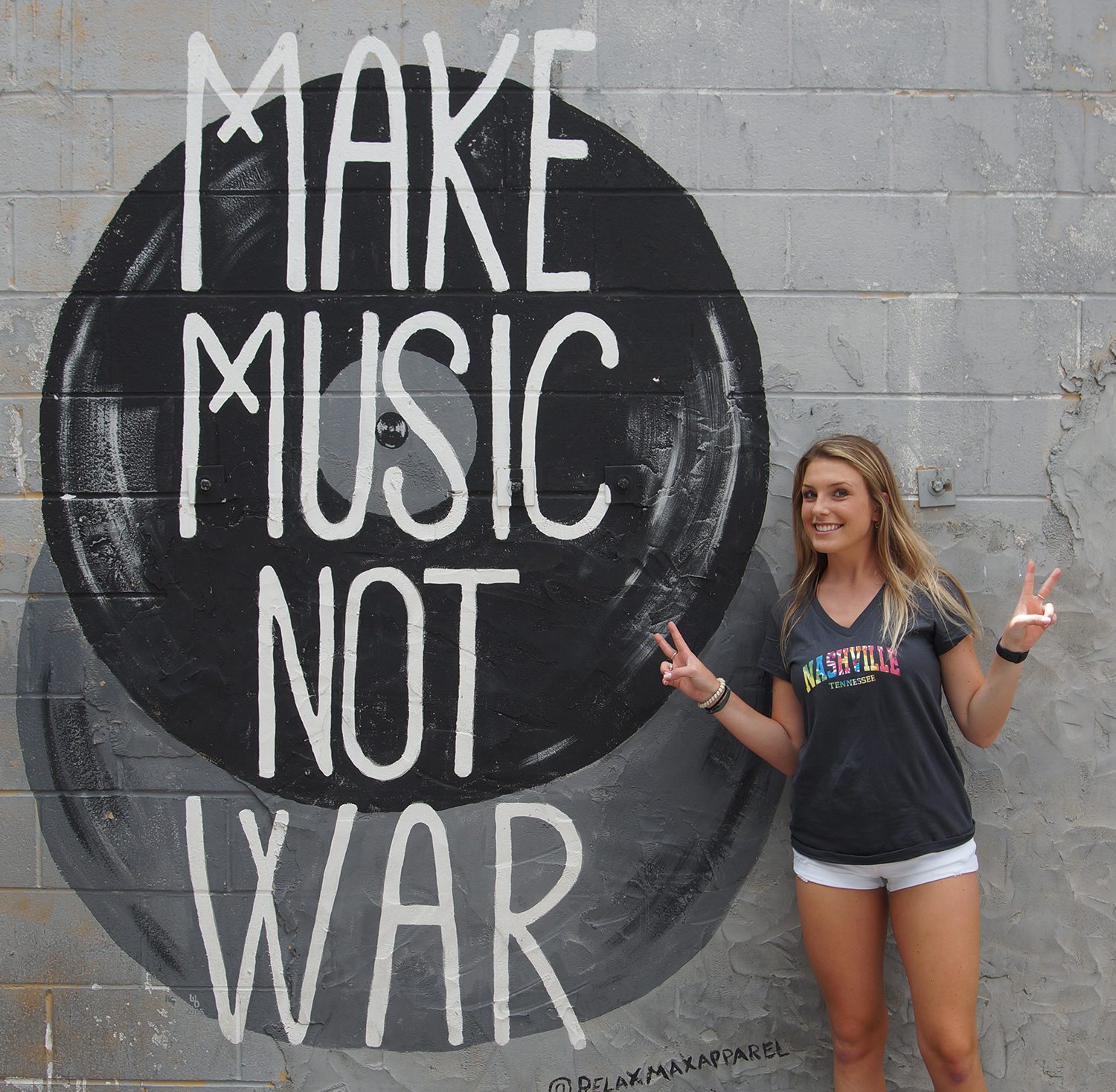 Make Music Not War Mural